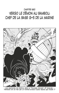 One Piece édition originale - Chapitre 680 - Vergo le démon au bambou, chef de la base G-5 de la Marine
