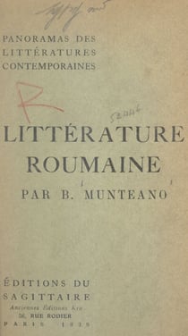 Panorama de la littérature roumaine contemporaine