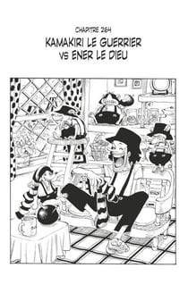 One Piece édition originale - Chapitre 264 - Kamakiri le guerrier VS Ener le dieu