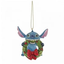 Figurine Enesco Disney Traditions - Lilo & Stitch - Stitch suspension de Noël