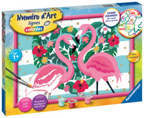 NUMERO ART GRAND FLAMINGOS AMO