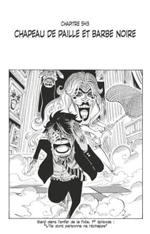 One Piece édition originale - Chapitre 543 - Chapeau de paille et Barbe Noire