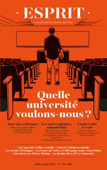 Esprit - Quelle université voulons-nous ? - Juillet-août 2023