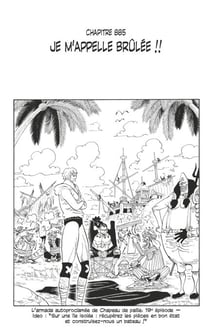 One Piece édition originale - Chapitre 885 - Je m'appelle brûlée !!