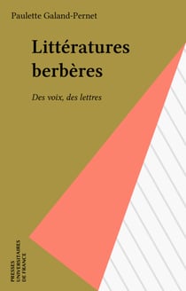 Littératures berbères - Des voix, des lettres