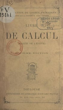 Livre de calcul - Partie de l'élève