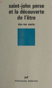 Saint-John Perse et la découverte de l'être