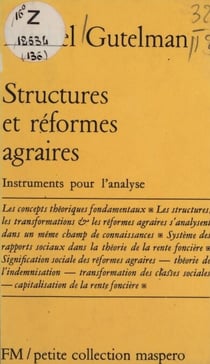 Structures et réformes agraires - Instruments pour l'analyse