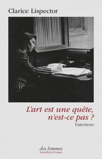 L'art est une quête, n'est-ce pas ? - Entretiens