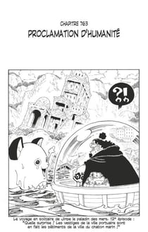 One Piece édition originale - Chapitre 763 - Proclamation d'humanité