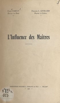 L'influence des maîtres