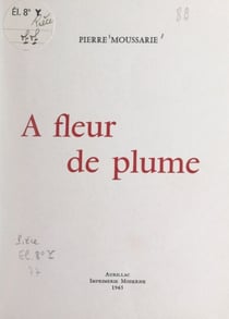 À fleur de plume