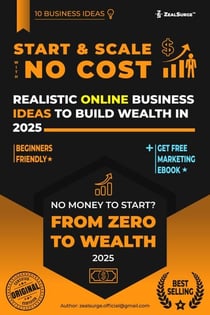 Zero Cost Business: 10 Realistic Online Business Ideas to Build Wealth in 2025 eBook + FREE Marketing eBook - Business Growth