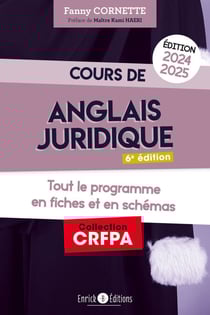 Cours d'anglais juridique 2024-2025 - Grammaire et introduction au droit du common law