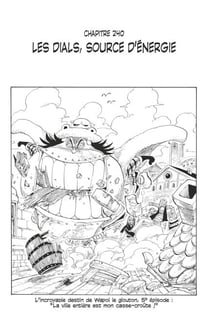 One Piece édition originale - Chapitre 240 - Les dials, source d'énergie