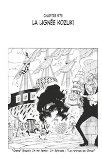 One Piece édition originale - Chapitre 973 - La lignée Kozuki