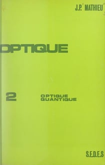 Optique (2) - Optique quantique