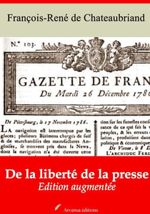 De la liberté de la presse – suivi d'annexes - Nouvelle édition 2019