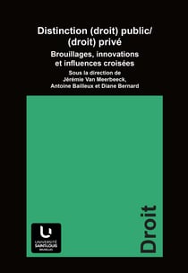 Distinction (droit) public / (droit) privé - Brouillages, innovations et influences croisées