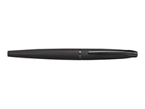 Stylo roller - Noir - ATX Diamant noir brossé - Pointe moyenne - Cross