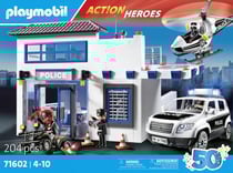 Playmobil® - Poste de police et véhicules - 71602 - Action Heroes