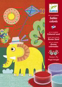 Sables colorés - En plein air