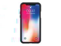 Coque rigide Colorblock noire pour iPhone X - Big Ben