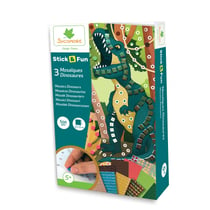 3 mosaïques Dinosaures Stick & Fun - Sycomore