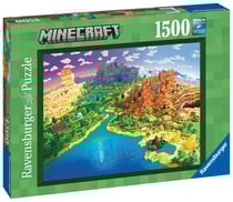 Puzzle 1500 pièces - Le monde de Minecraft