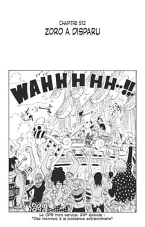 One Piece édition originale - Chapitre 512 - Zoro a disparu