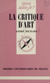 La Critique d'art