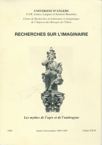 Les mythes de l'ogre et de l'androgyne - Cahier XXVI