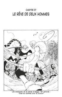 One Piece édition originale - Chapitre 57 - Le rêve de deux hommes