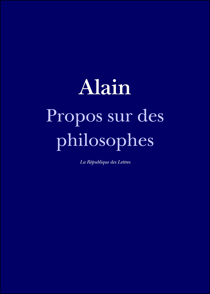 Propos sur des philosophes