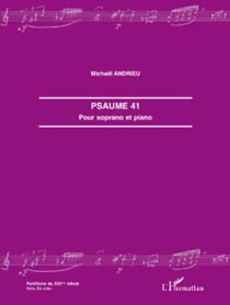 Psaume 41 - Partition pour soprano et piano