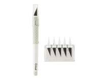 Cutter de précision menthe + 5 lames