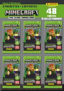 Minecraft 2 Jeu de cartes à collectionner Pack 3+3 - Panini France