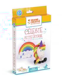 Kit pâte à modeler - Céleste la petite licorne