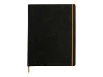 Carnet - 22.5 x 29.7 cm - Rhodiarama - Rhodia - 160 pages lignées - Noir