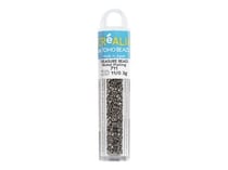 Perles Toho 11/0 - Tube de 3 g - Color 711 Nickel Plating anthracite - Créalia
