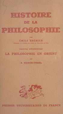 Histoire de la philosophie - La philosophie en Orient