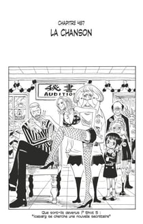One Piece édition originale - Chapitre 487 - La chanson