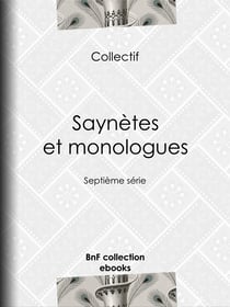 Saynètes et monologues - Septième série