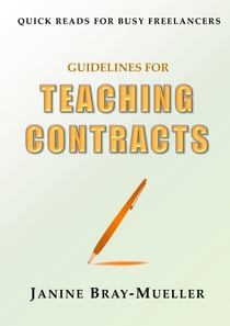 Guidelines for Teaching Contracts - Setting Up Payment Rules from the Outset
