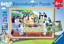 Puzzles 24 pièces - C'est parti avec Bluey ! - Ravensburger - 2 pièces