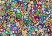 Puzzle Panorama 1000 pièces - Disney Emoji - Clementoni