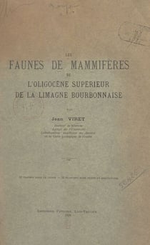Les faunes de mammifères de l'Oligocène supérieur de la Limagne bourbonnaise
