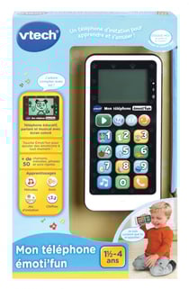 Mon téléphone émoti'fun - noir & blanc