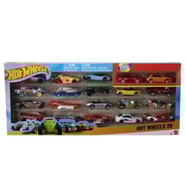 Hot Wheels - Coffret De 20 Véhicules - Petites voitures - 3 ans et +