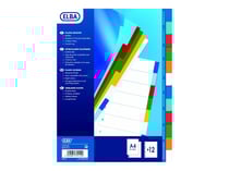 Lot de 12 intercalaires A4 - Polypro - Elba